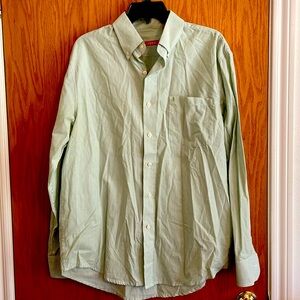 Izod Green Striped Long Sleeve